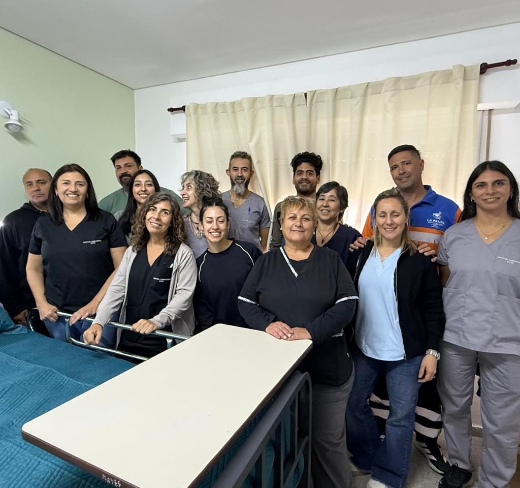 El Hospital Evita celebró 10 años de cuidados paliativos con una nueva habitación humanizada
