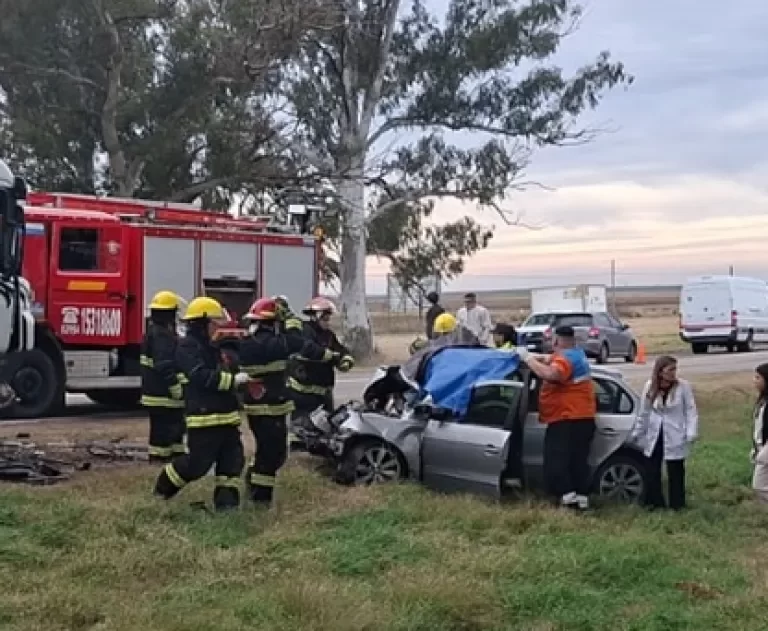 Tragedia en la Ruta 5: murió un automovilista tras un choque frontal con un camión cerca de Anguil