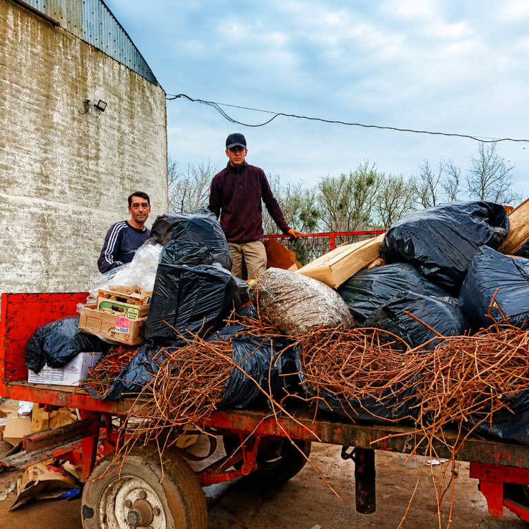 La planta de reciclado volvió a funcionar bajo gestión privada y ya emplea a cuatro personas