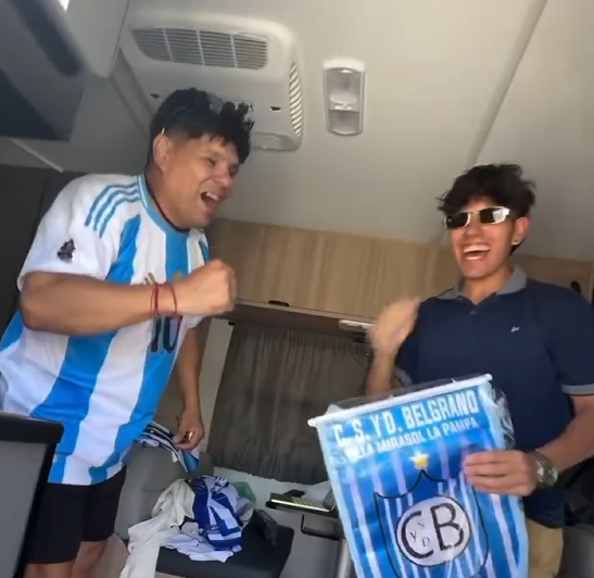De Miguel Cané a Kansas: un padre pampeano recorrió Estados Unidos en motorhome para cumplir el sueño de su hijo