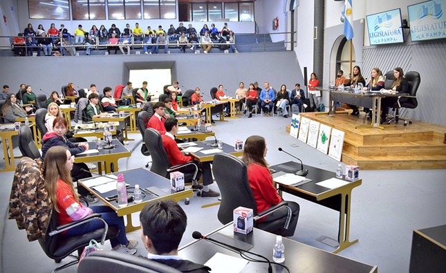 Parlamento Juvenil Pampeano: estudiantes de Eduardo Castex participarán de una nueva edición