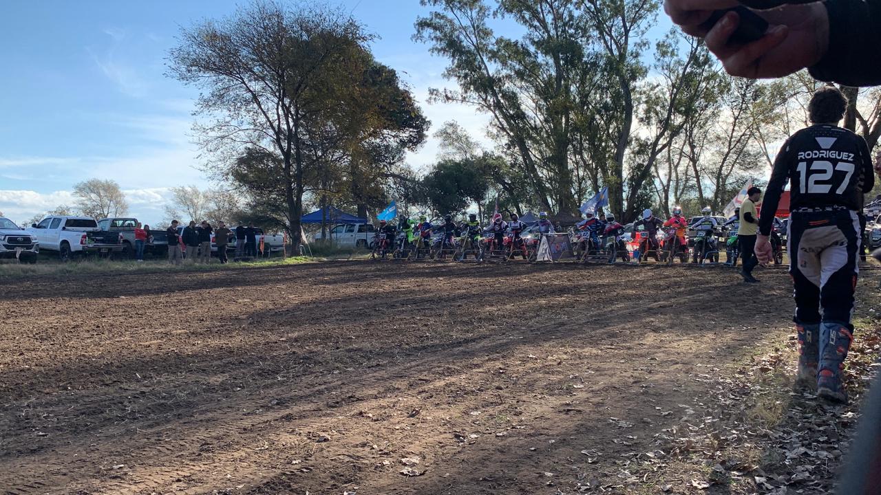 Castex fue sede de una espectacular jornada del Campeonato Pampeano de Motocross