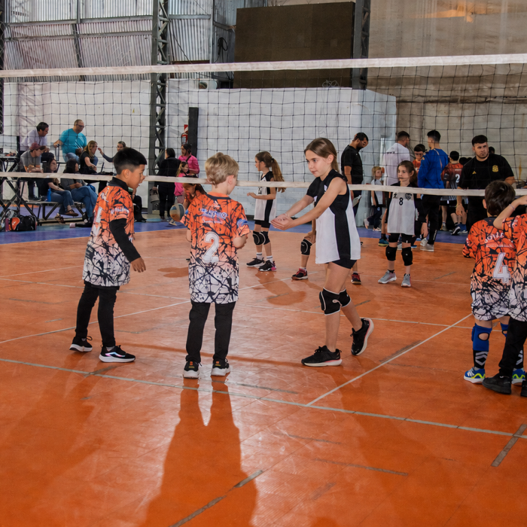 Más de 150 chicos participarán este viernes del Encuentro de Mini Vóley en Racing
