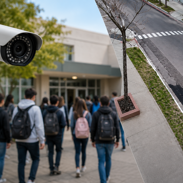 El Colegio Morán ya cuenta con cámaras de seguridad en el exterior del edificio
