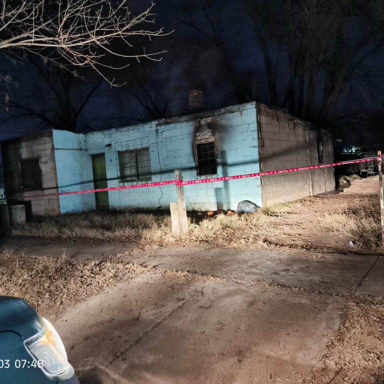 Una persona murió tras el incendio de una vivienda en Victorica