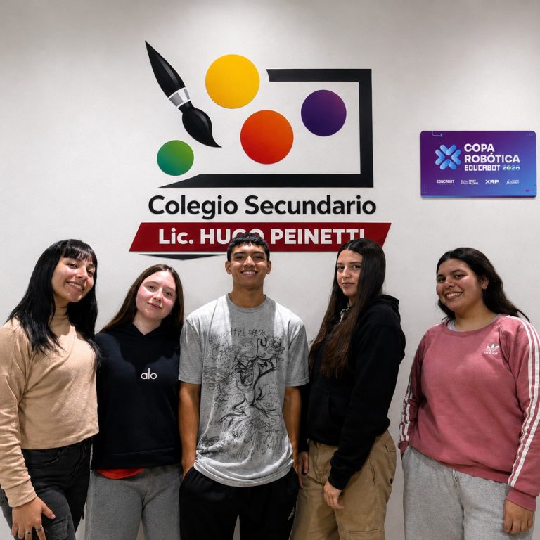 Estudiantes del Colegio Secundario «Lic. Hugo Peinetti» clasificaron a la Fase 3 de la Copa Robótica