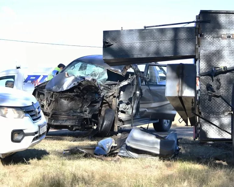 Falleció el conductor que había protagonizado un choque frontal en la Ruta Nacional 5