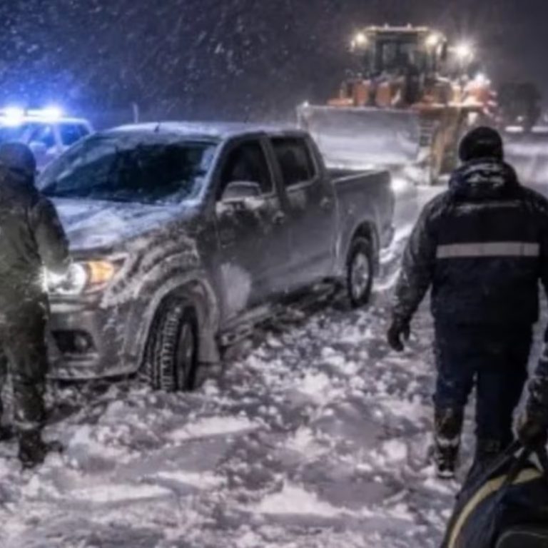 Una pareja sobrevivió 44 horas atrapada en la nieve con temperaturas de -22 °C en Santa Cruz