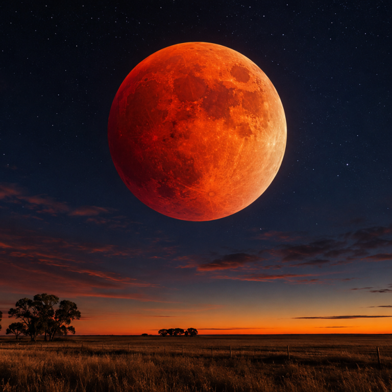 “Luna de Sangre” en La Pampa: a qué hora podrá verse y cuál será el mejor momento para observarla