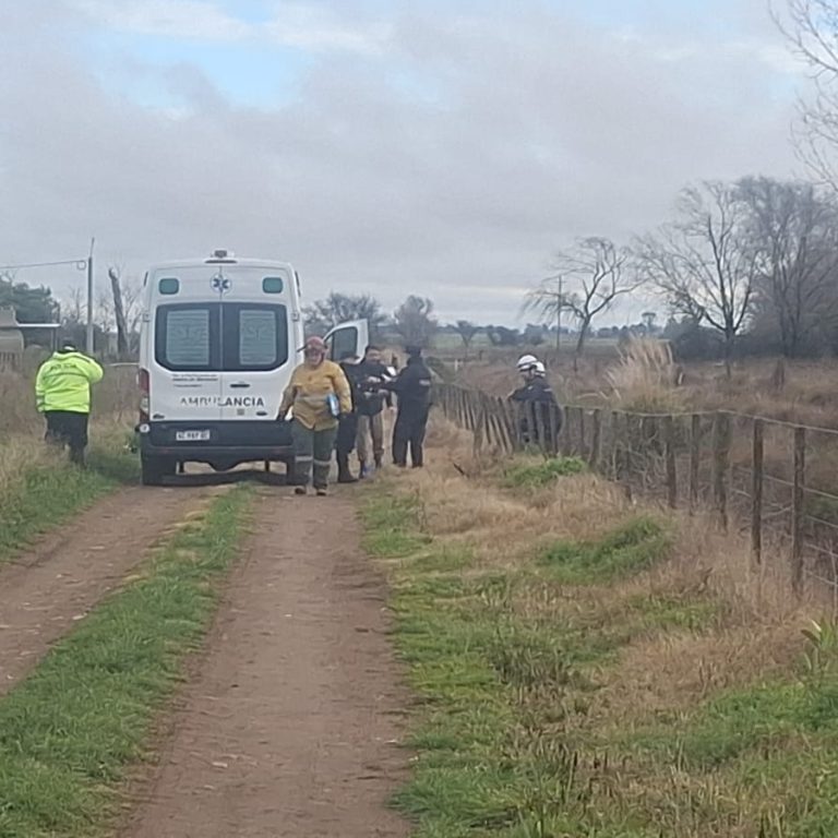 Hallaron a un hombre fallecido en un canal de desagüe al norte de Eduardo Castex