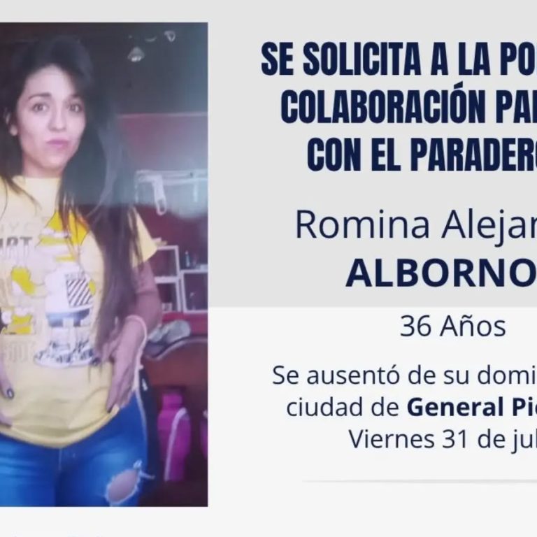 Solicitan colaboración para encontrar a Romina Alejandra Albornoz, desaparecida en General Pico