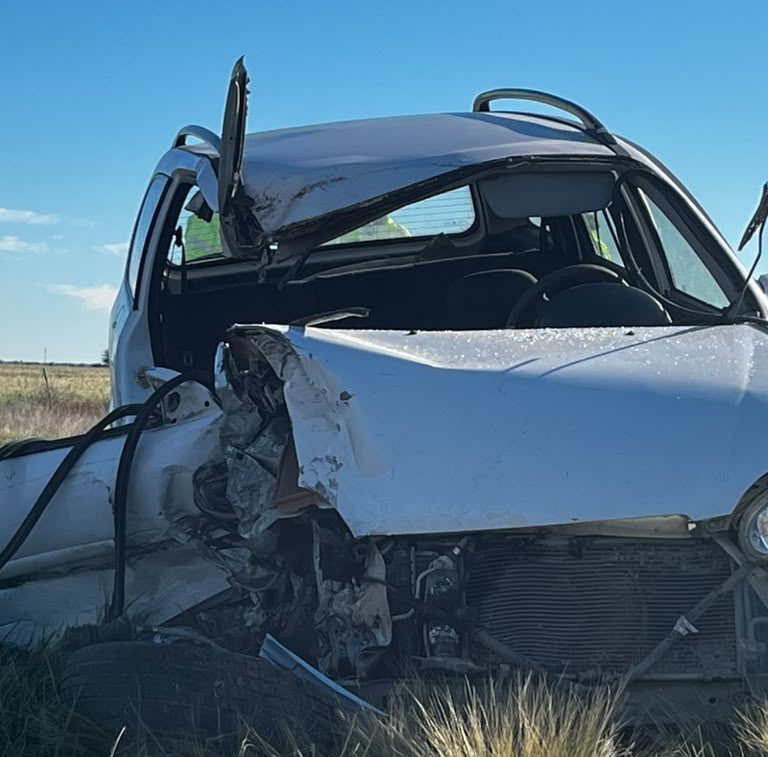 Murió el conductor del Corsa involucrado en el siniestro de la Ruta Nacional 35
