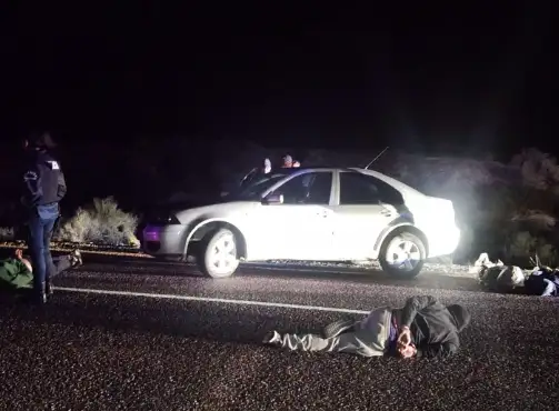 Escapaban de la Policía y se quedaron sin nafta cerca de Casa de Piedra
