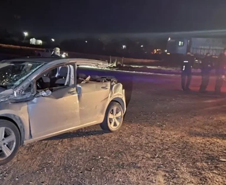 General Pico: un tren embistió a un automóvil y el conductor resultó ileso