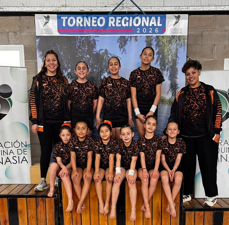 Destacada actuación de gimnastas de Estudiantil en el Regional Patagónico Norte